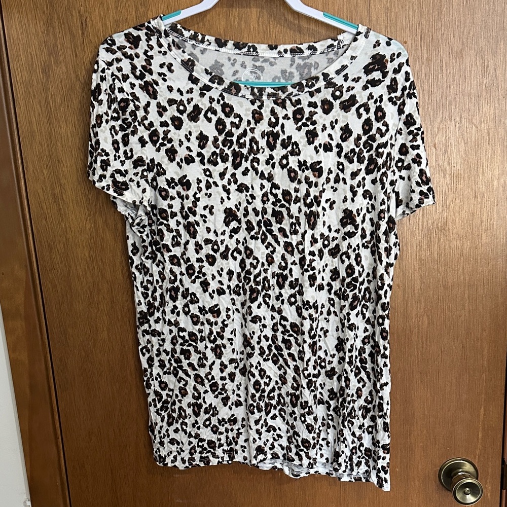 Leopard Print Women's Top